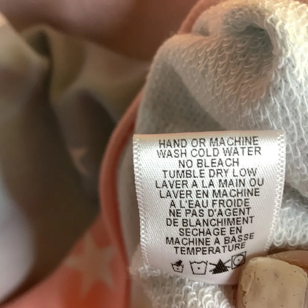 WILDFOX Patriotic Star Print Crewneck Long Sleeve Pullover Sweatshirt Top NWT - Image 8