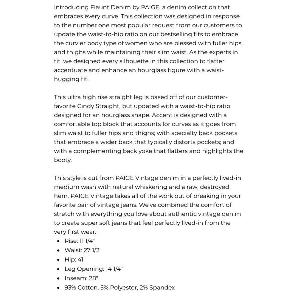 Paige Accent Mel Destroyed Hem Straight Jeans - Image 13