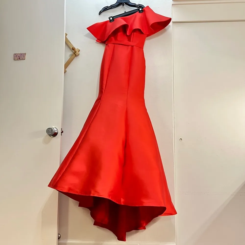 Jovani 48400 One Shoulder Mermaid Prom Dress - Image 6