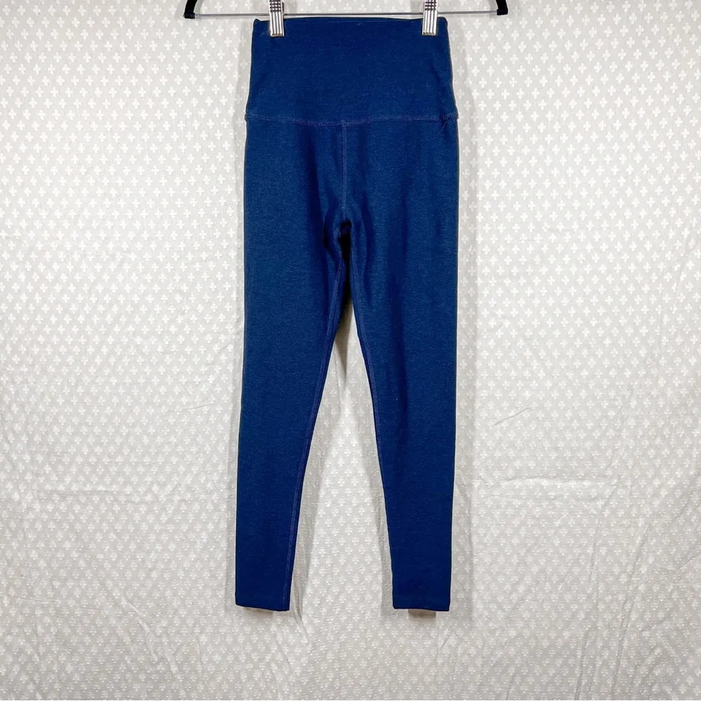 Beyond Yoga Dark Blue Space Dye‎ High Rise Leggings - Image 2