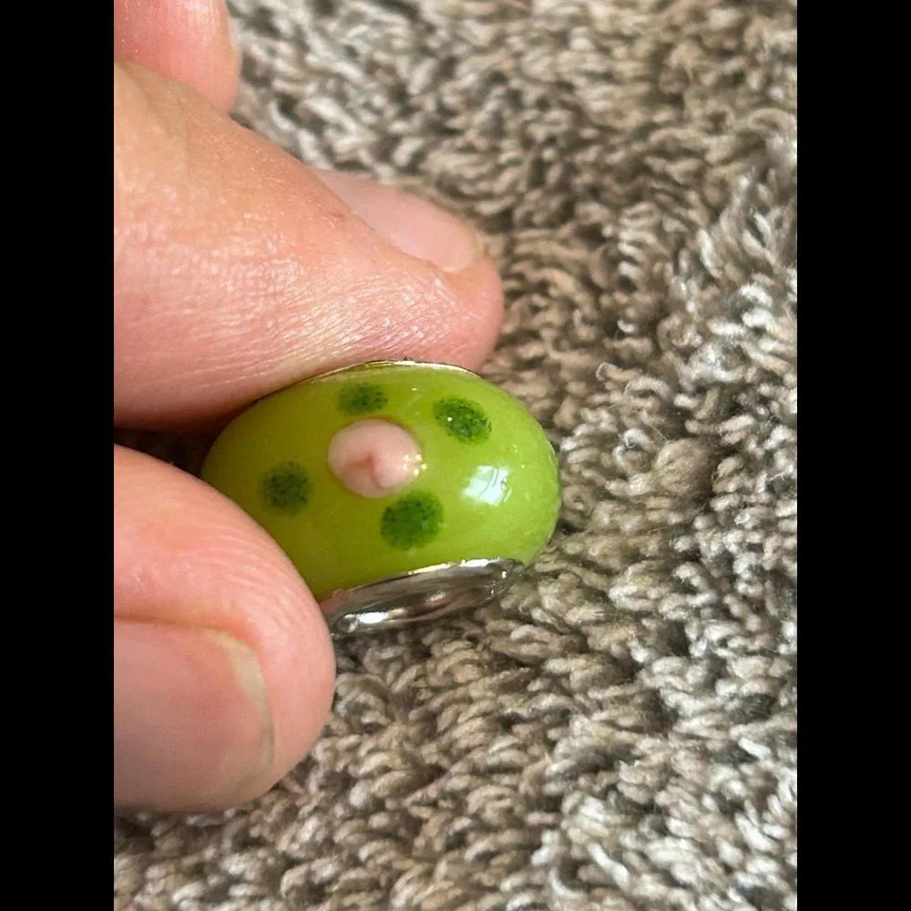 925 sterling silver bead for bracelet charm - Image 2