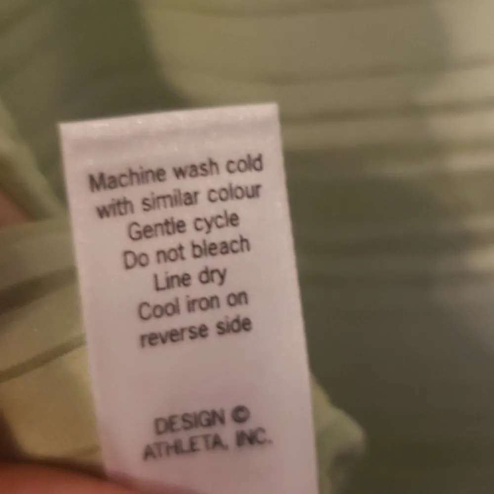 Athleta lime green striped Vitality top-(oversized) - Image 6