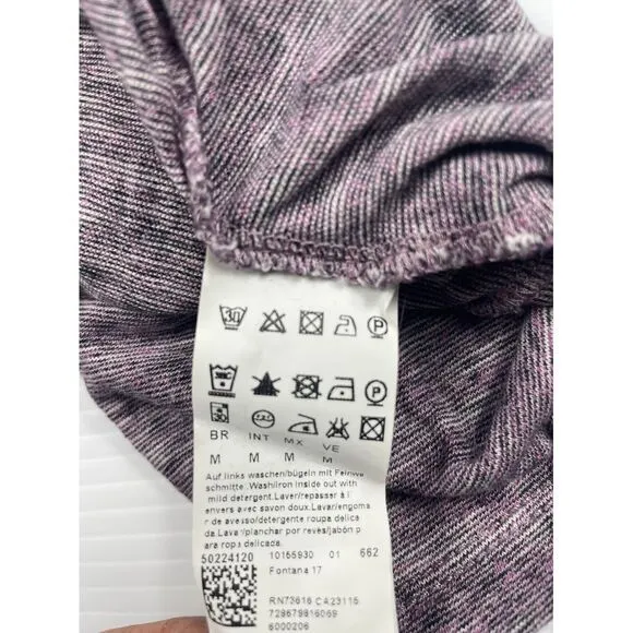 Hugo Boss Slim Fit Heathered Polo Shirt with Chambray Collar women's‎ M - Image 6