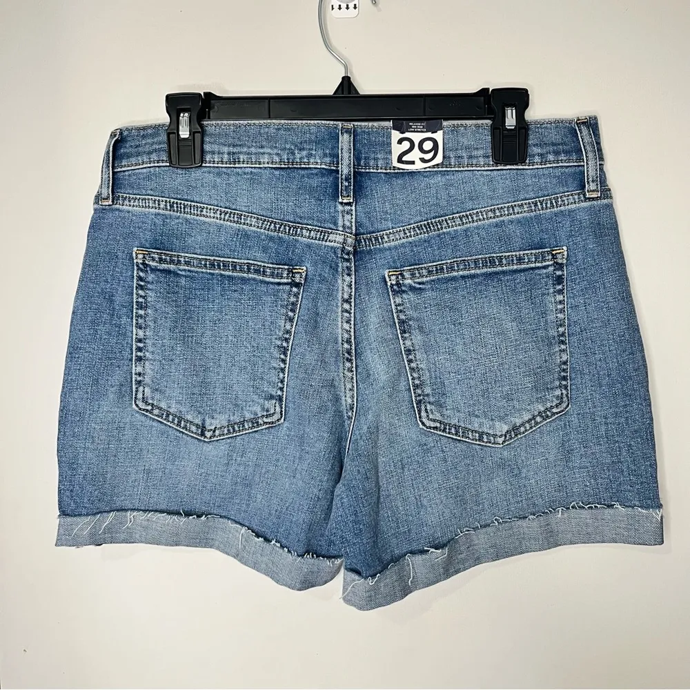 GAP Blue Jean Shorts with Mid-Length Cuffed Hem - Image 4