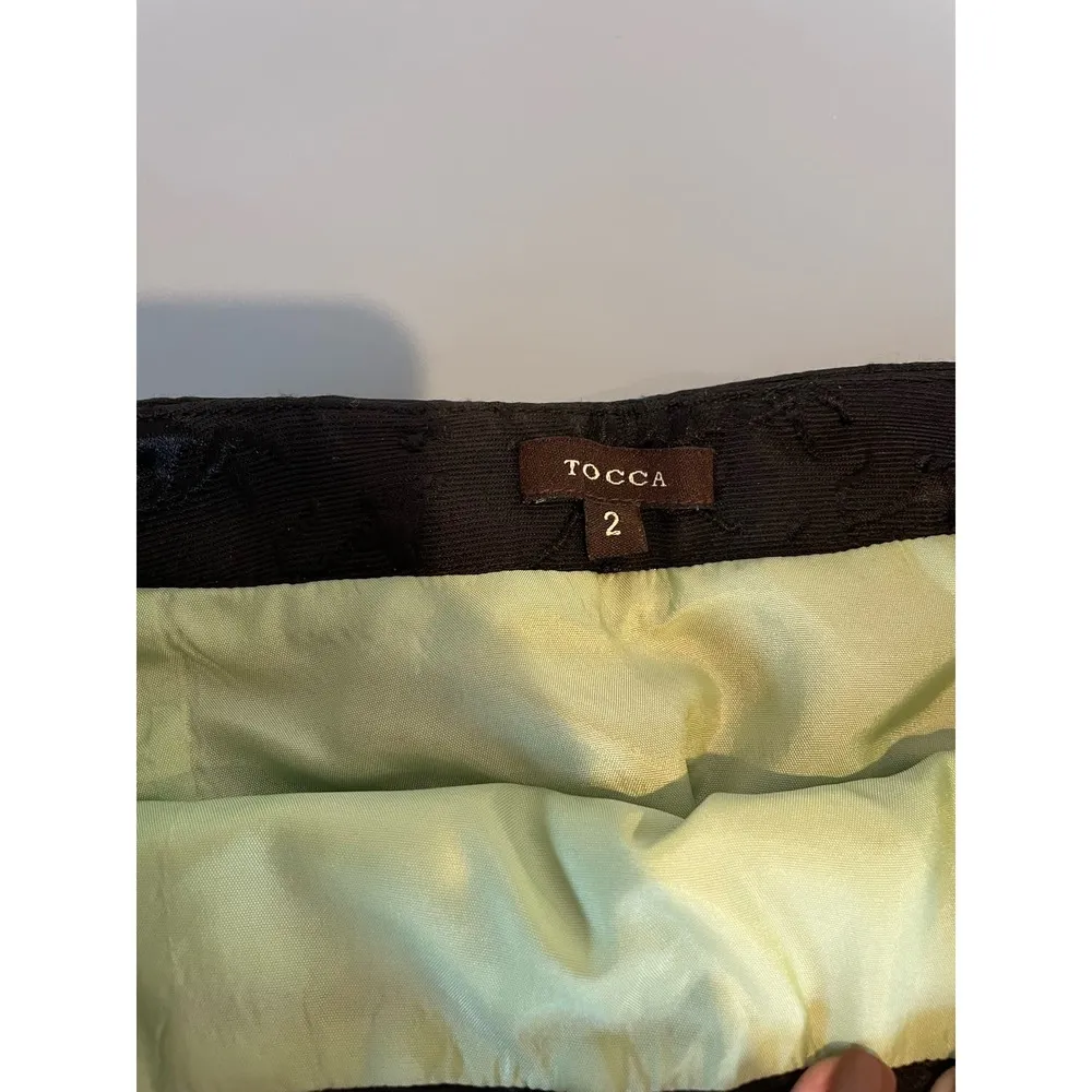 Tocca womens black pencil skirt size 2 - Image 3