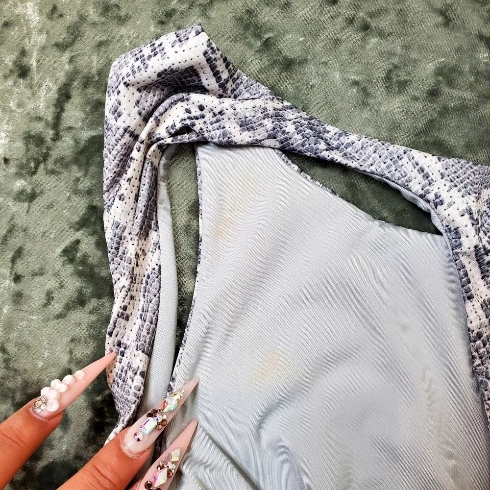 Frankie's Bikinis 'Coastline' One Piece Swimsuit in Python - Image 5