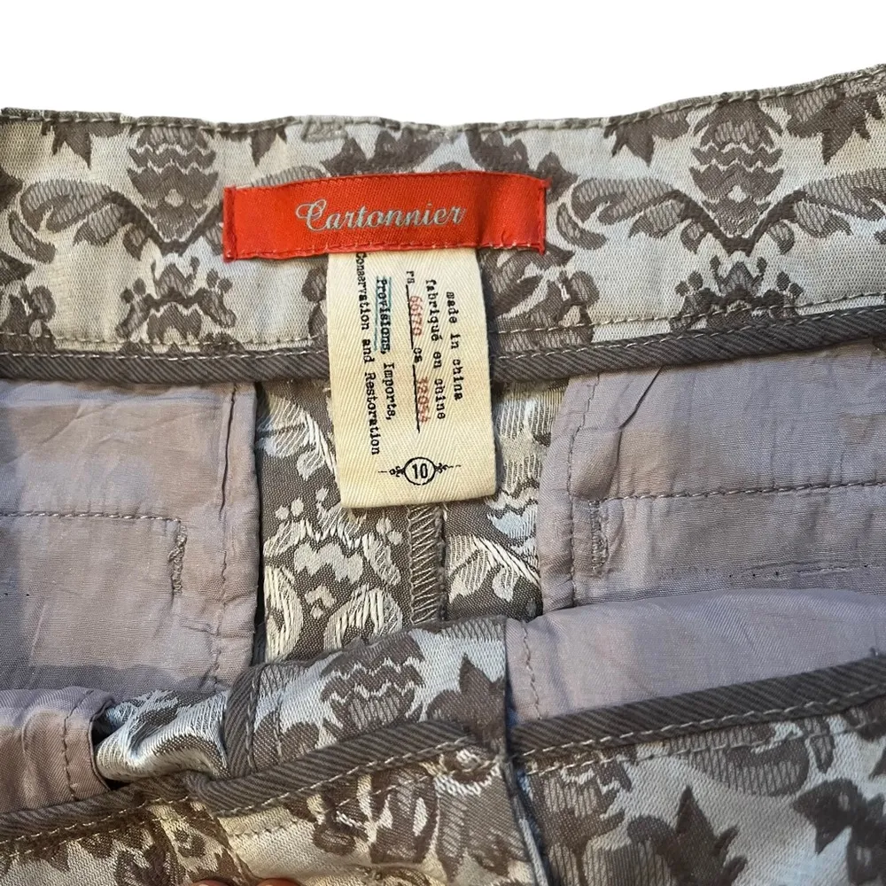 Anthropologie Cartonnier Lavender Tapestry Pants, Sz 10 - Image 14