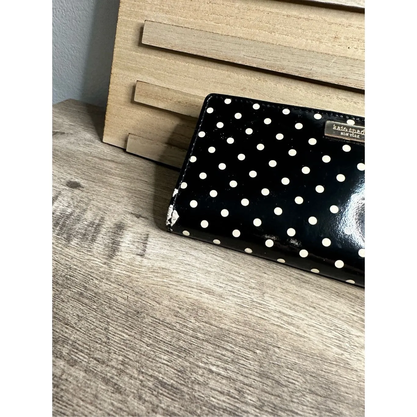 Kate Spade Stacy Camden Avenue Polka Dot Wallet - Image 3