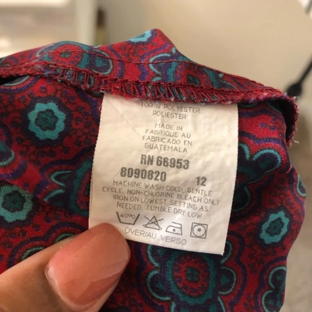 Vintage Haberdashery by Leslie Fay Floral Blouse - Image 10