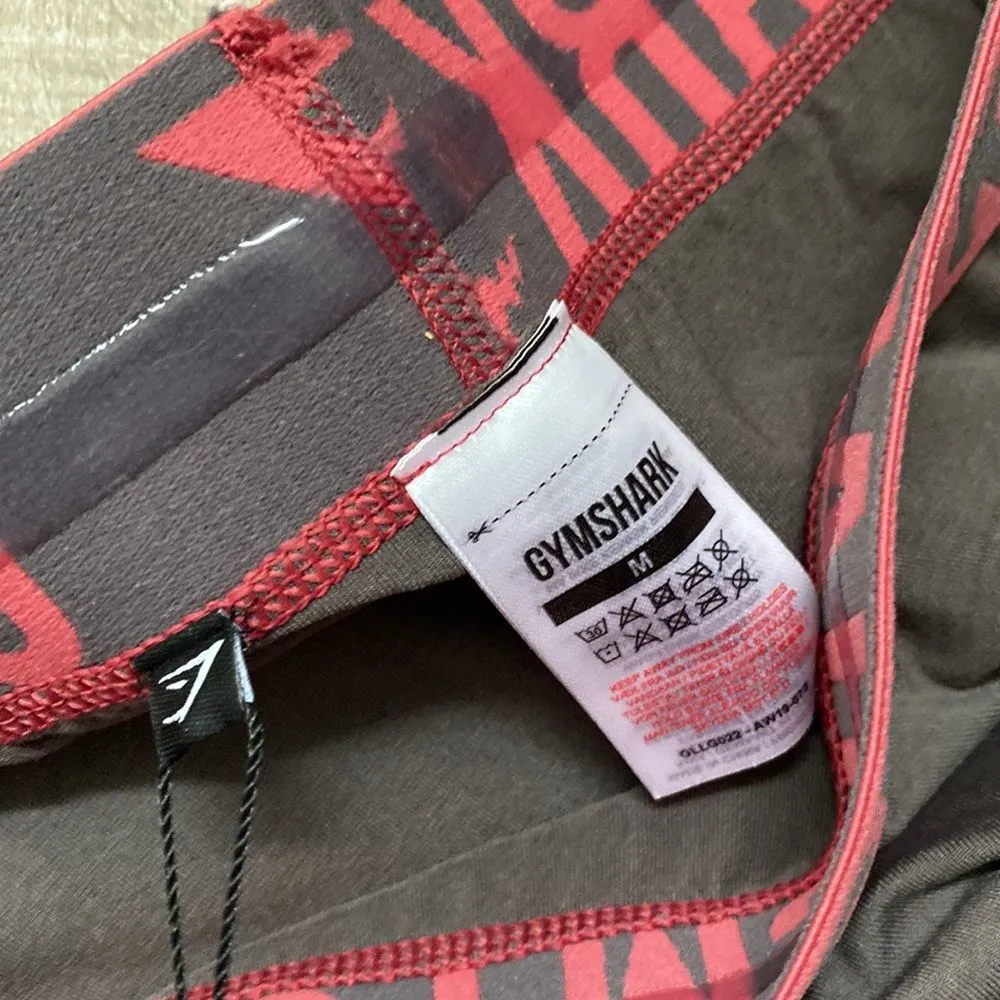 Gymshark NWT Y2K OG Fit Cropped Leggings Womens Medium Slate Lavender Rose Gym - Image 8