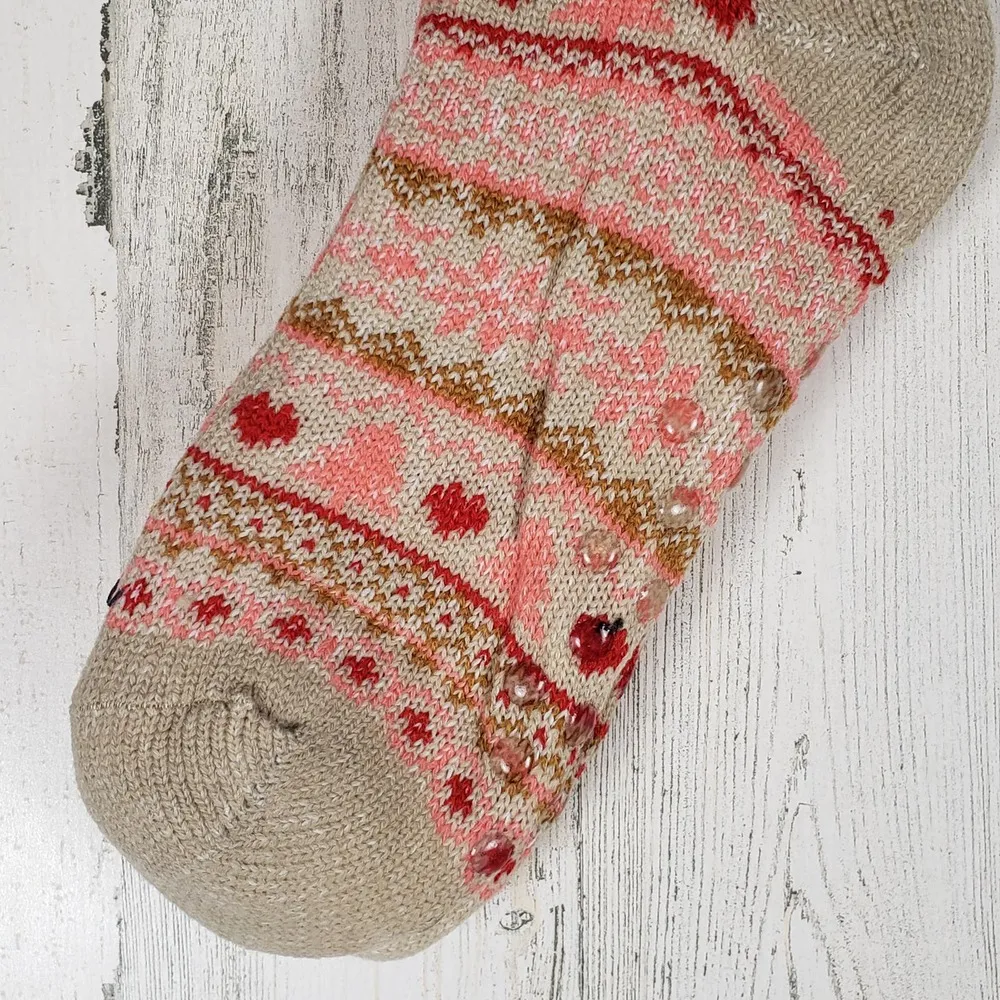 NWT Mari Clare Sherpa Lined Knit Winter Holiday Design No - Image 2