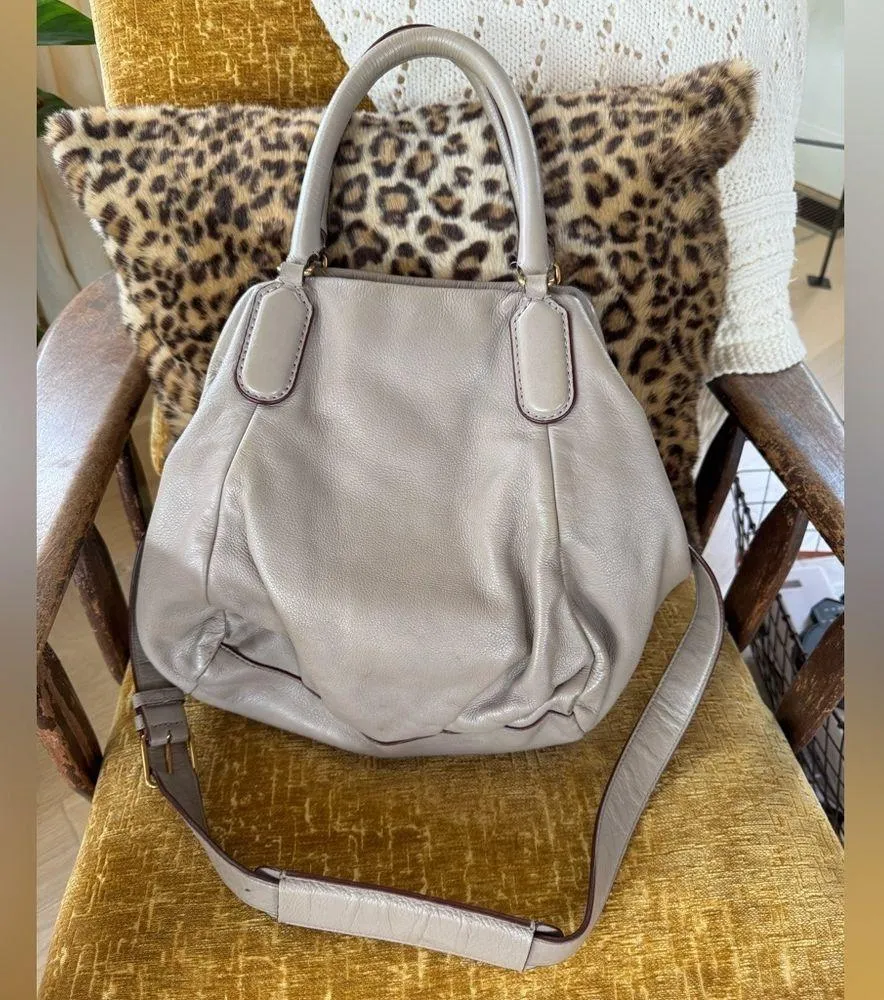 Marc Jacobs Classic Q Fran Rootbeer Leather Tote 100% Cow Leather - Image 2