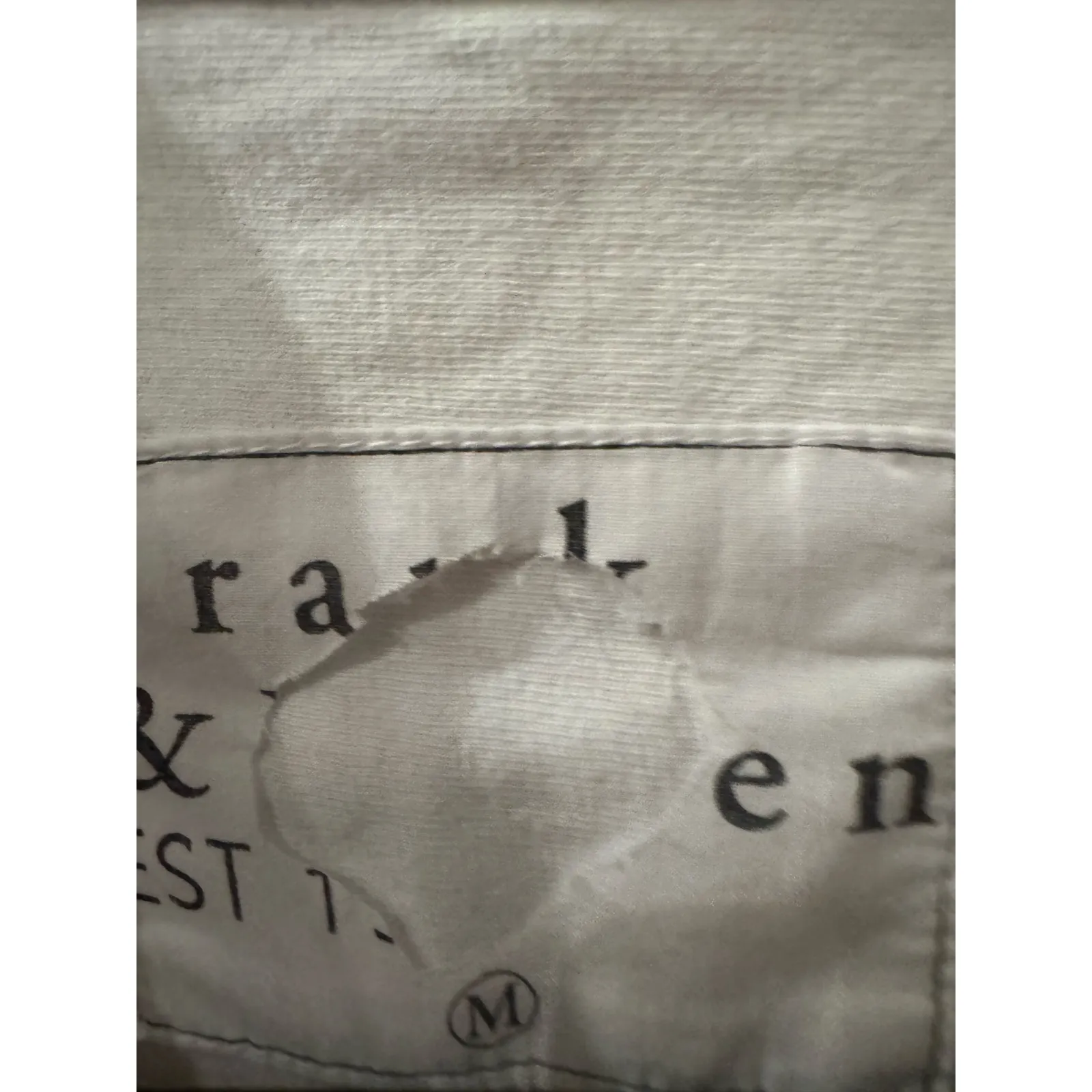 Frank & Eileen Tee Lab Mary White Button Up Dress M Size M - Image 3