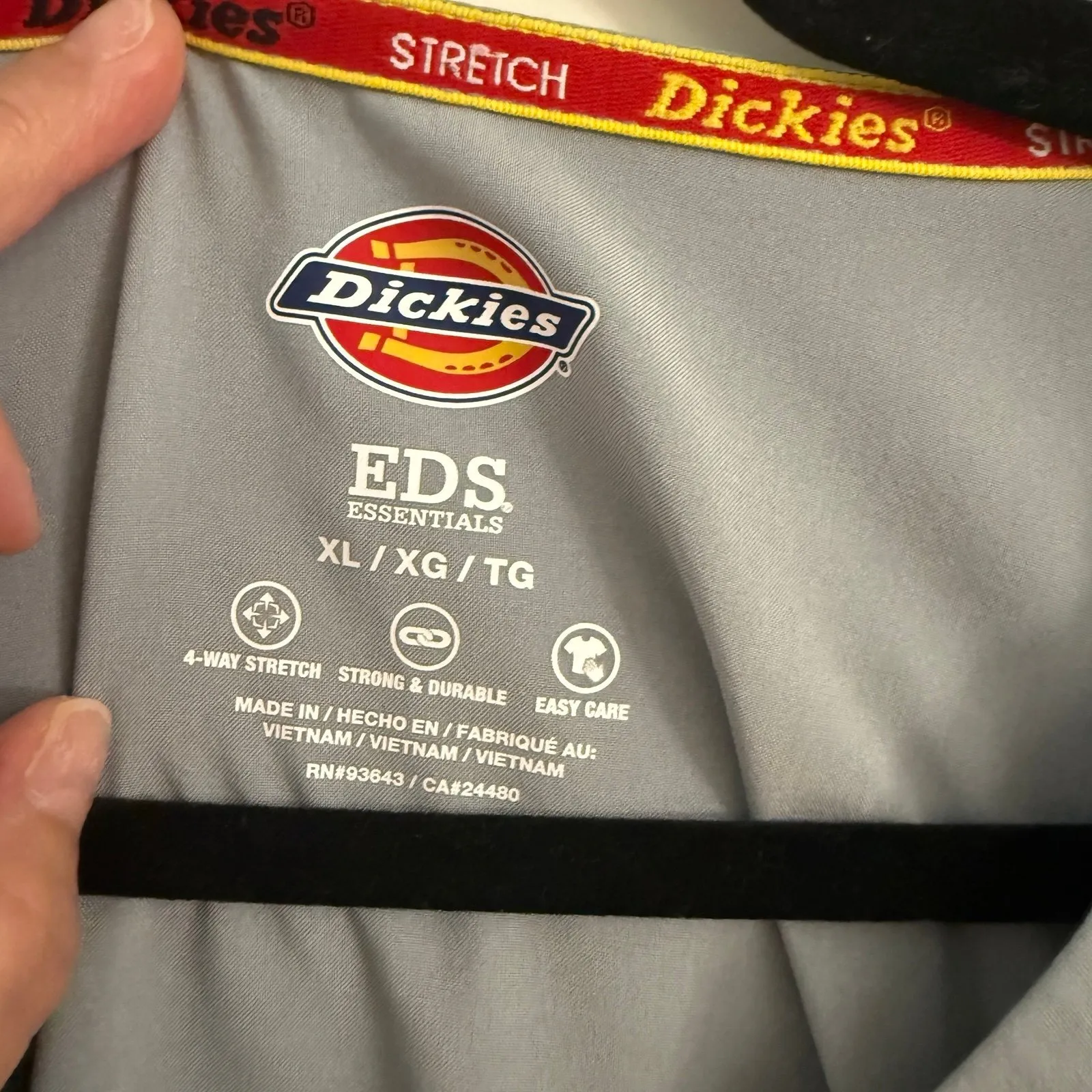 Dickies EDS Essentials XL blue/grey shirt - Image 2