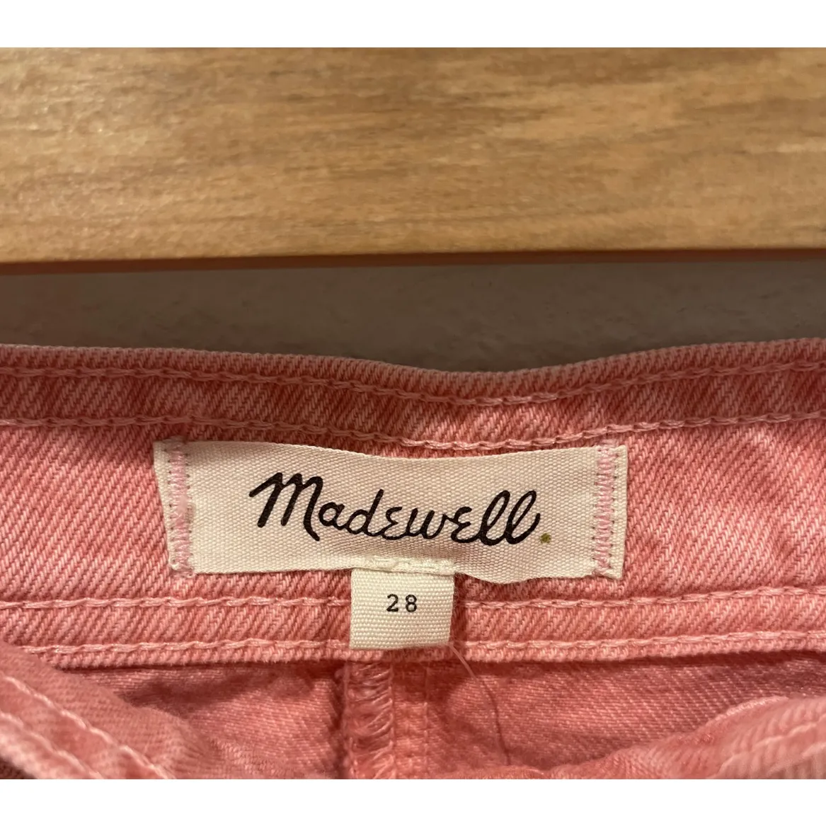 Pink Denim Mini Skirt - Image 4