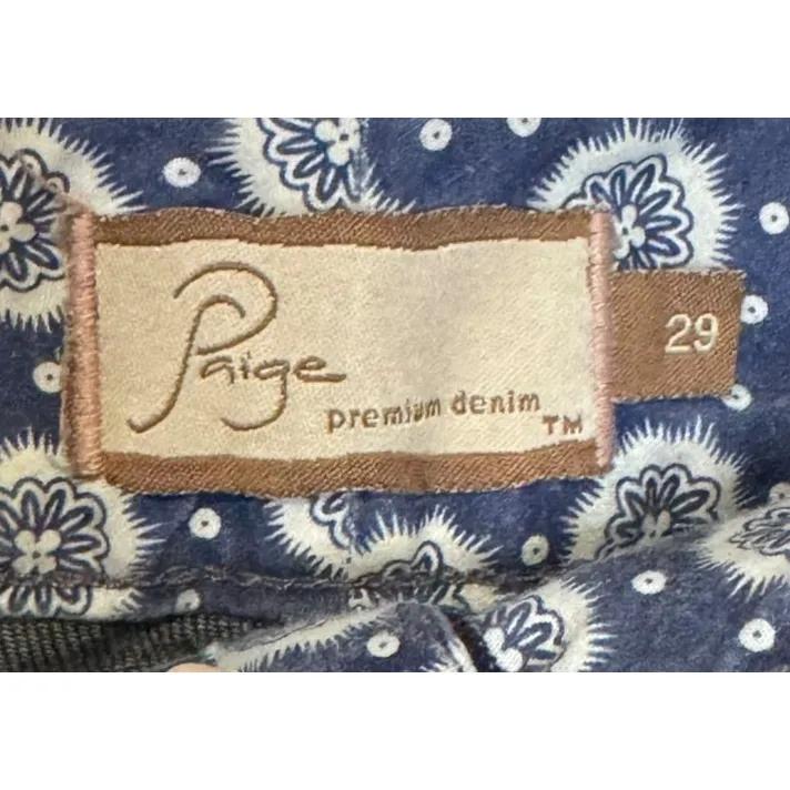 Paige Women's Jeans Flare Boot Leg Hidden Hills Premium Western Denim Blue 29‎ - Image 6