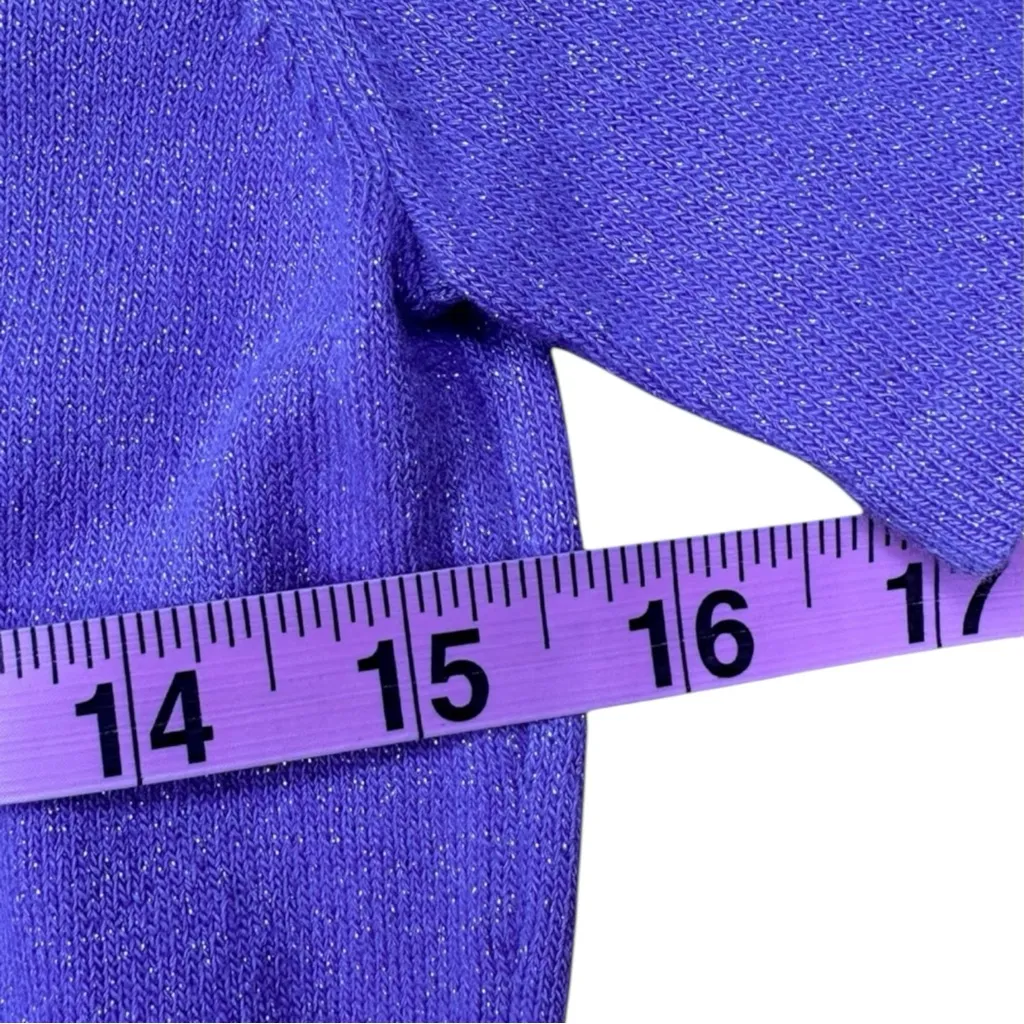 MICHAEL KORS Purple Cashmere Blend 2 PC Knit Set Size M - Image 7