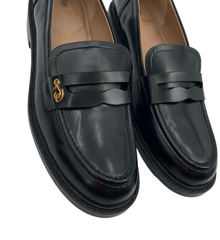 NWOB  Colin Loafer Black Leather Size 8 Slip On Flats Classic Chic - Image 7