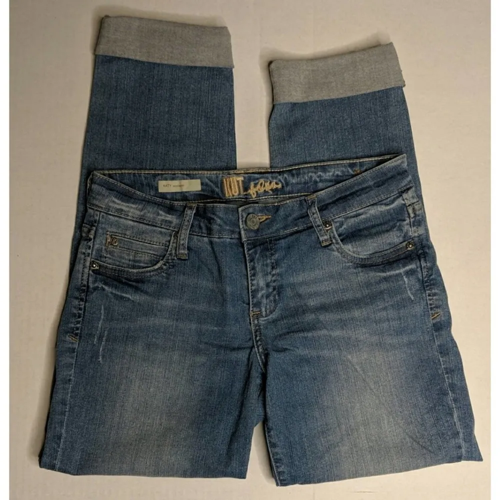 Kut Katy Boyfriend Jeans - Size 4 - EUC - Image 2