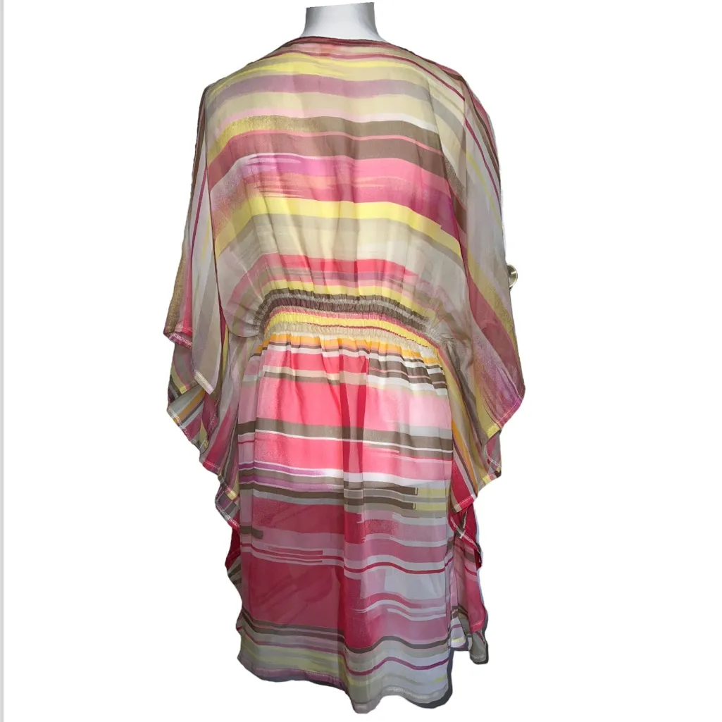 Echo🦎Striped Tunic Swim Cover - Image 3