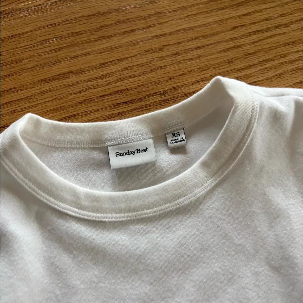 Sunday best white tank top from Aritzia - Image 2