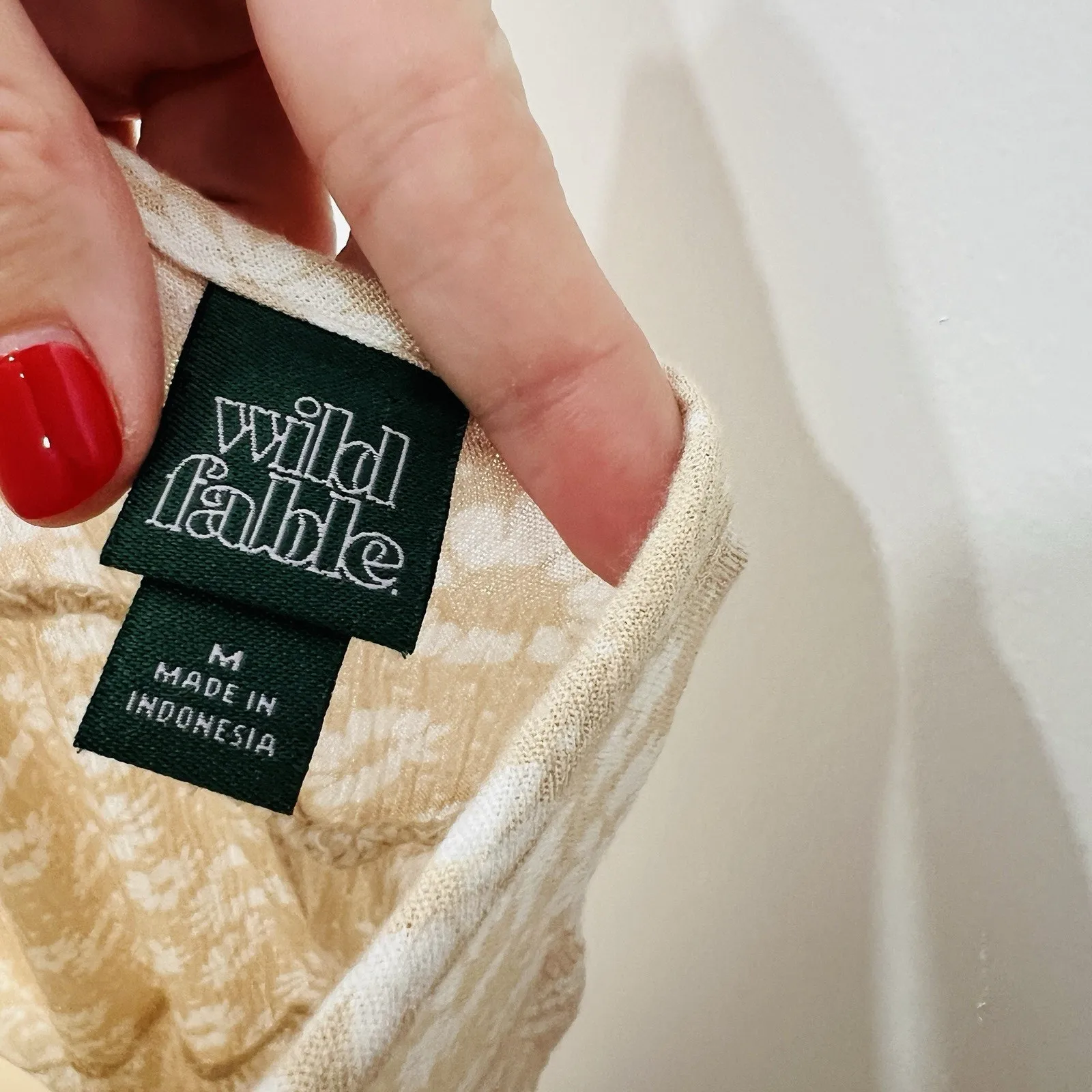 Wild Fable Dress Womens M Yellow Floral Sleeveless Straps Adjustable - Image 5