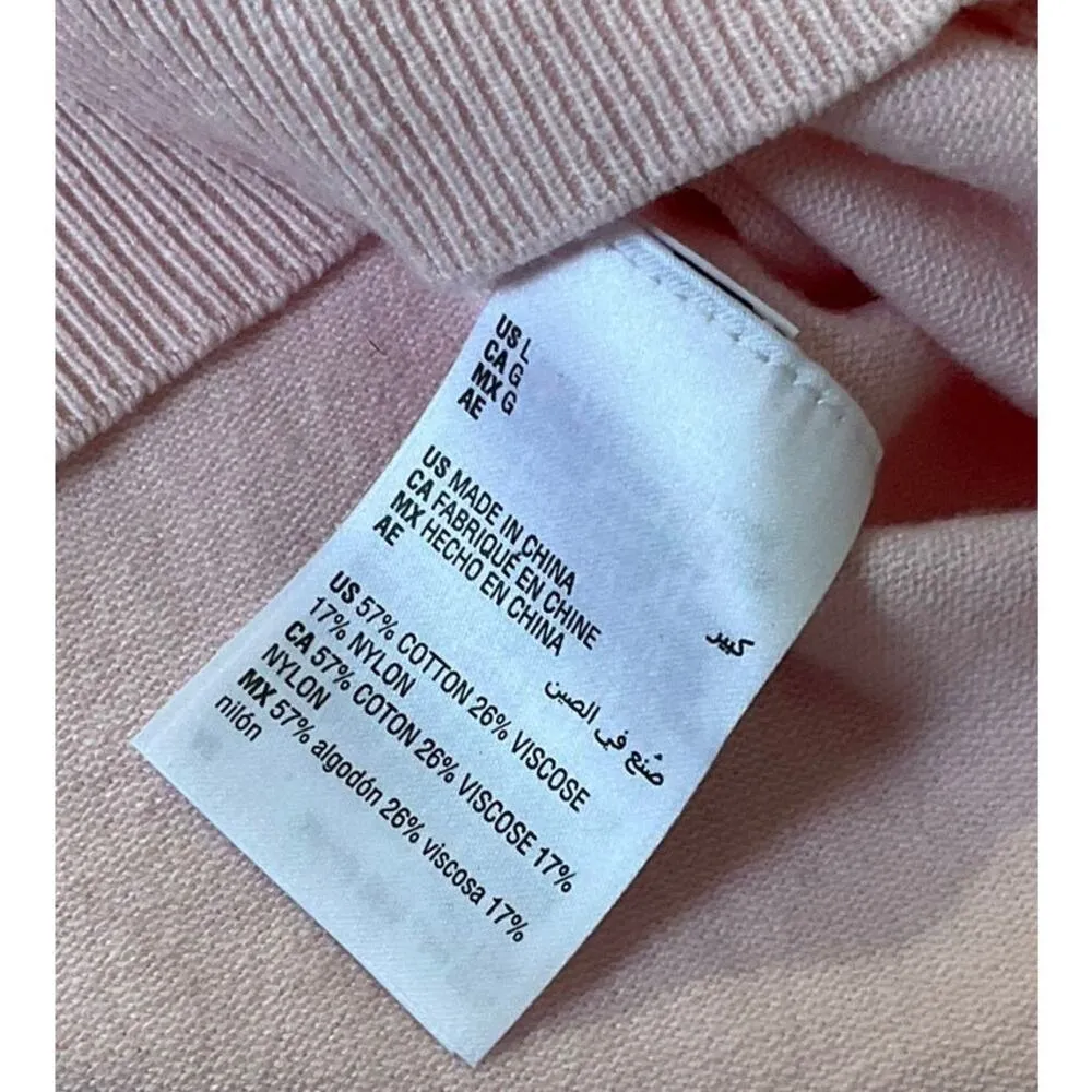 Karen Scott Pink Cardigan Women Size Large | 15-1 - Image 4