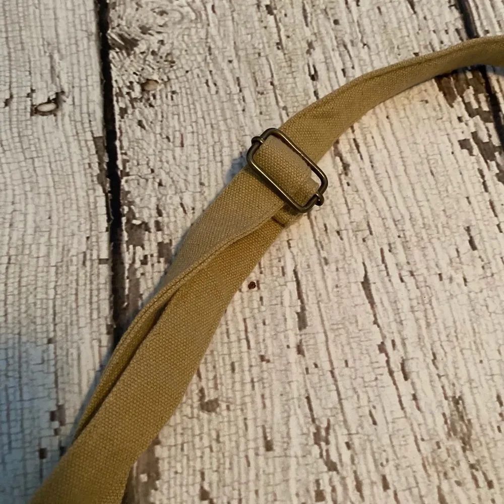 None Boho Ruffle Crossbody Bag EUC - Image 3