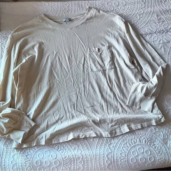 Rails  THE LONG SLEEVE BOXY CREW TEE‎ MOONLIGHT XL - Image 7