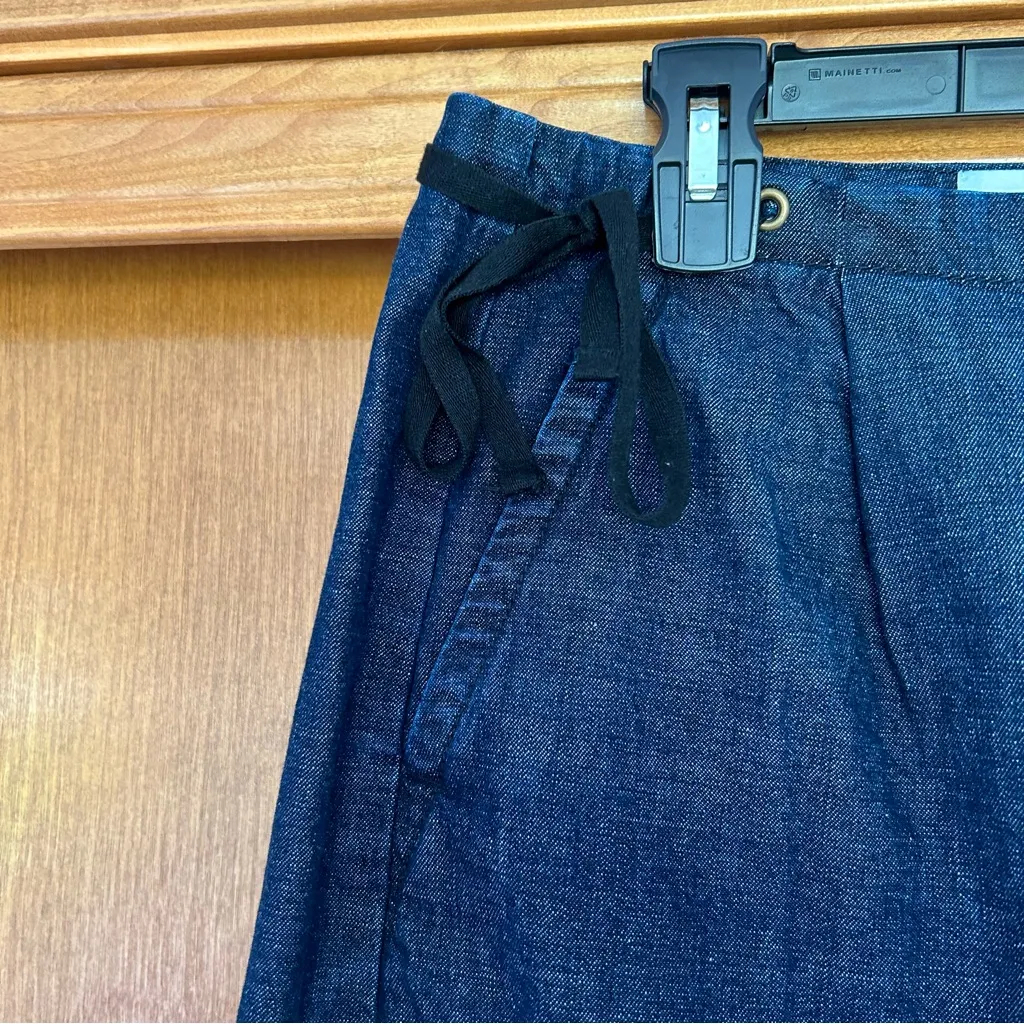 Anthropologie Pilcro Mid Rise Pull On Parachute Jogger Jeans Rinse Wash Size 32 - Image 4