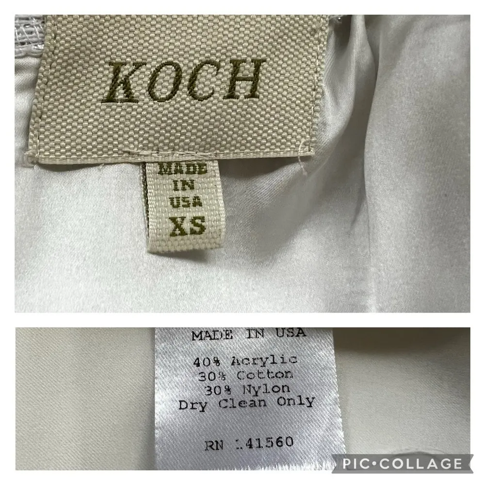 Koch Regina Dress Mini Splatter Embroidered Shift XS Graphic Sleeveless Brunch - Image 17