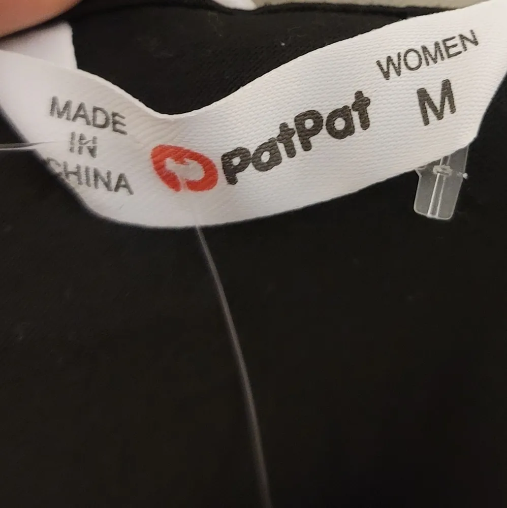 NWT! Pat Pat Black Good Vibes Tassle Hem Graphic Tank Dress M Size M - Image 3