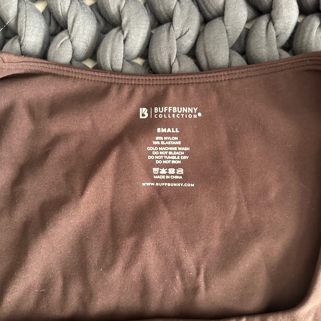 Buff Bunny Butter Crop Top Brown - Image 5