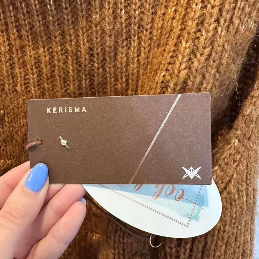 NWT Kerisma Rust Bisoux High‎ Low Sleeveless Tunic Sweater Size S/M - Image 8