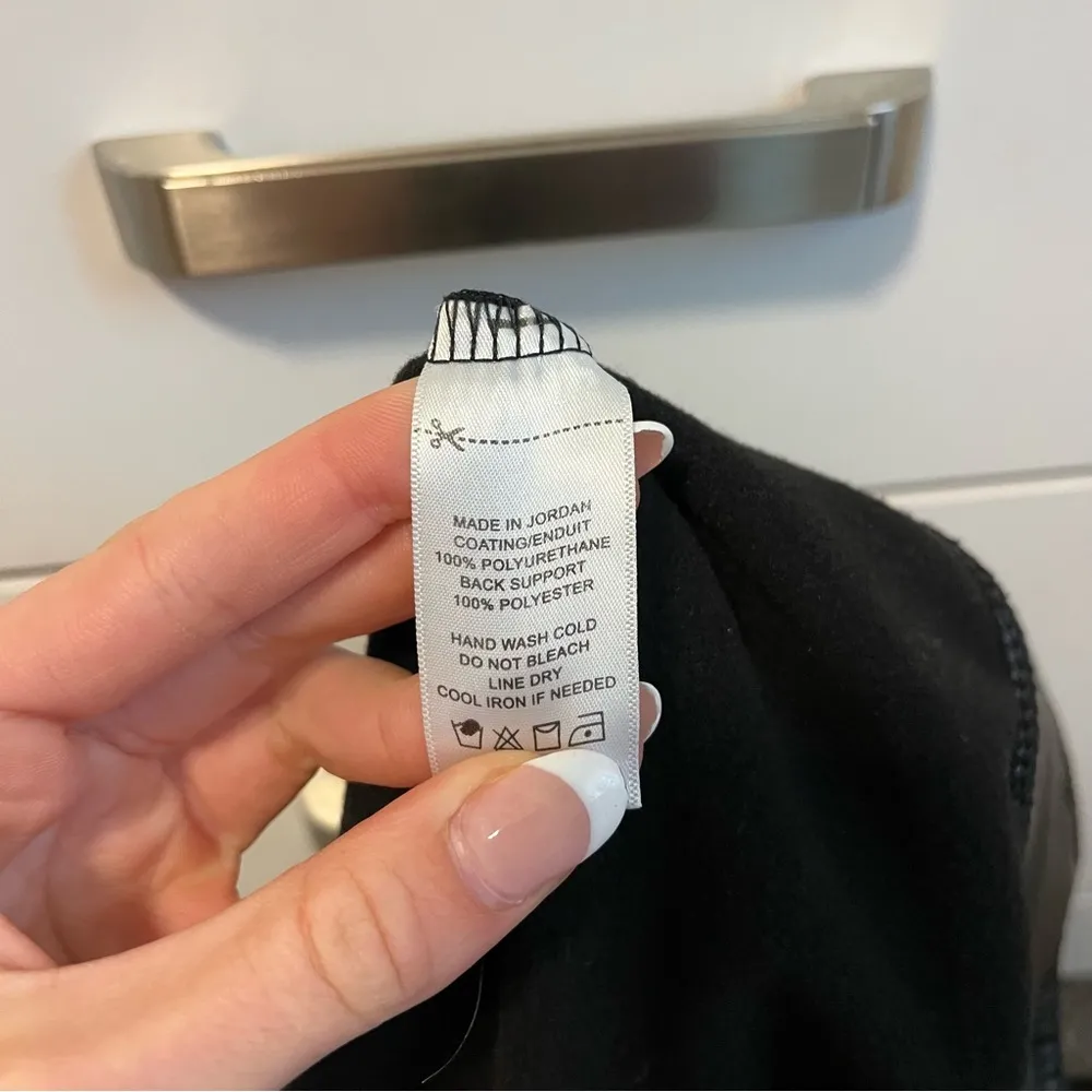 Vince Camuto High Waisted Faux Leather Leggings - Image 6