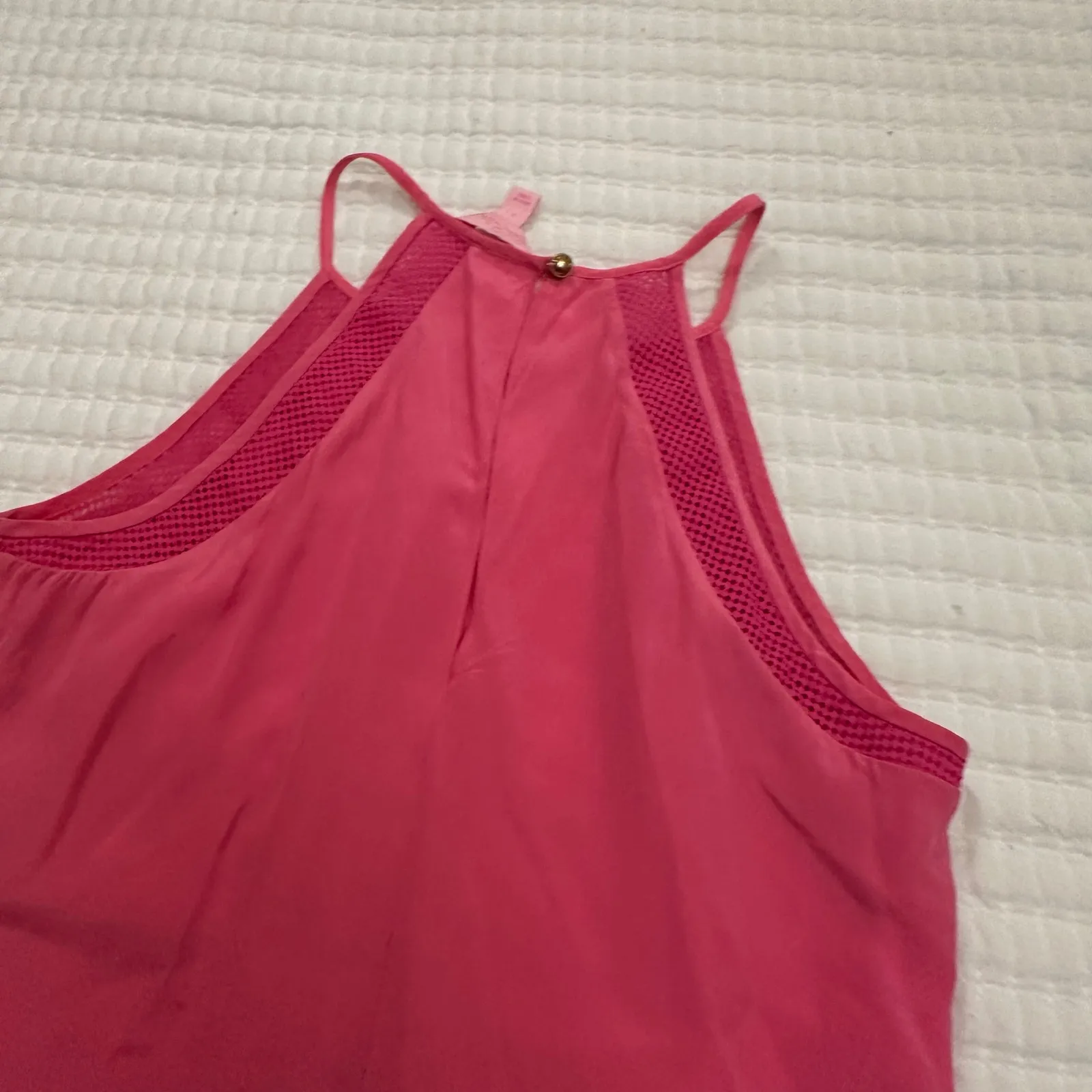 Lilly Pulitzer 100% Silk Tank Top sz S - Image 11