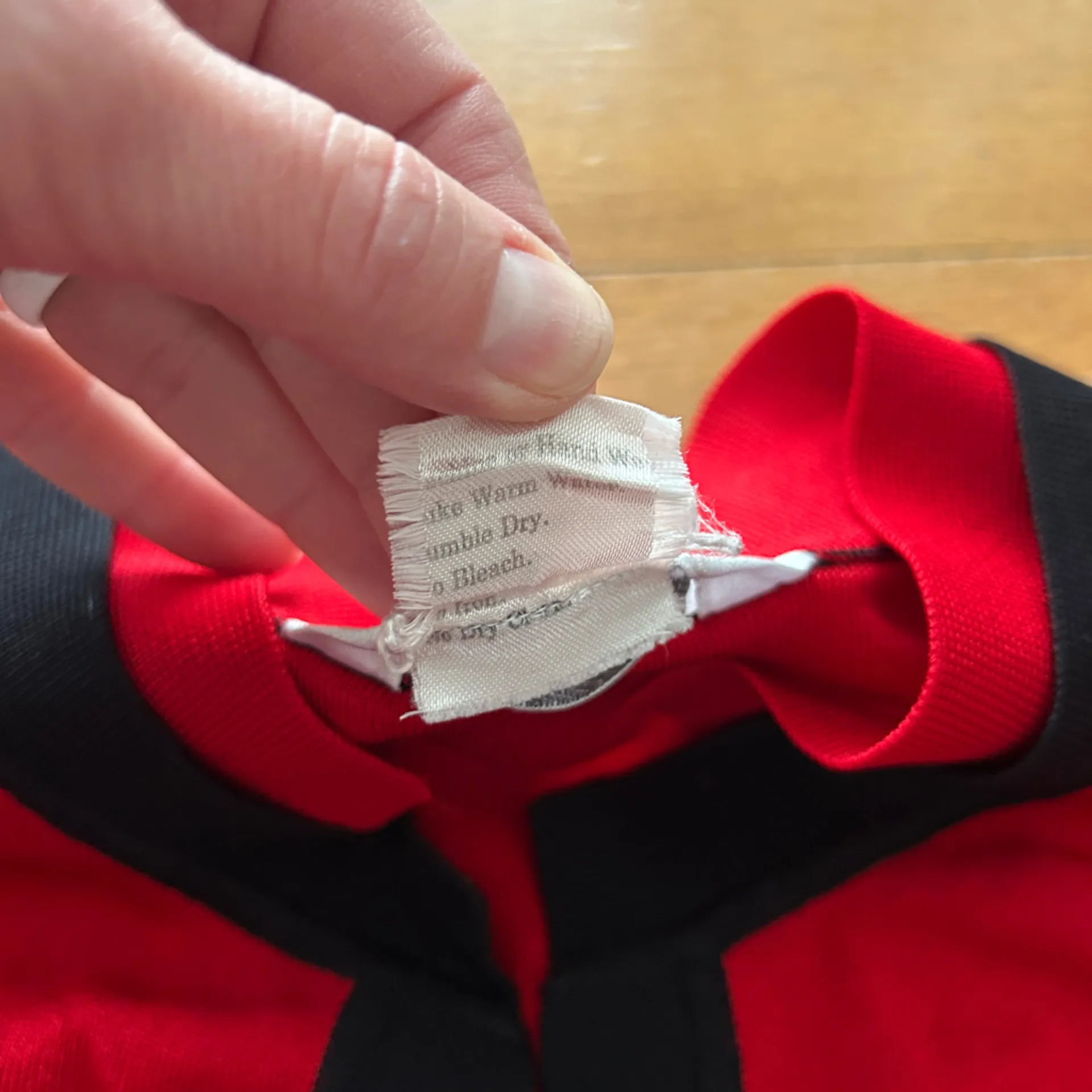 Misook Red and Black Open Front Cardigan Sweater Women’s Size Large Vintage 80’s - Image 5