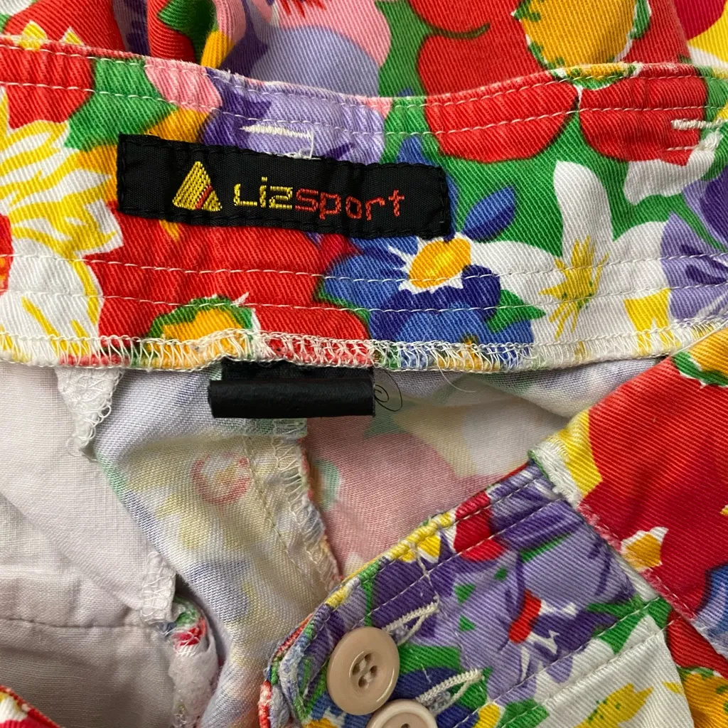 Extremely Cute Vintage Floral Two Piece Set‎ Size 4 - Image 7