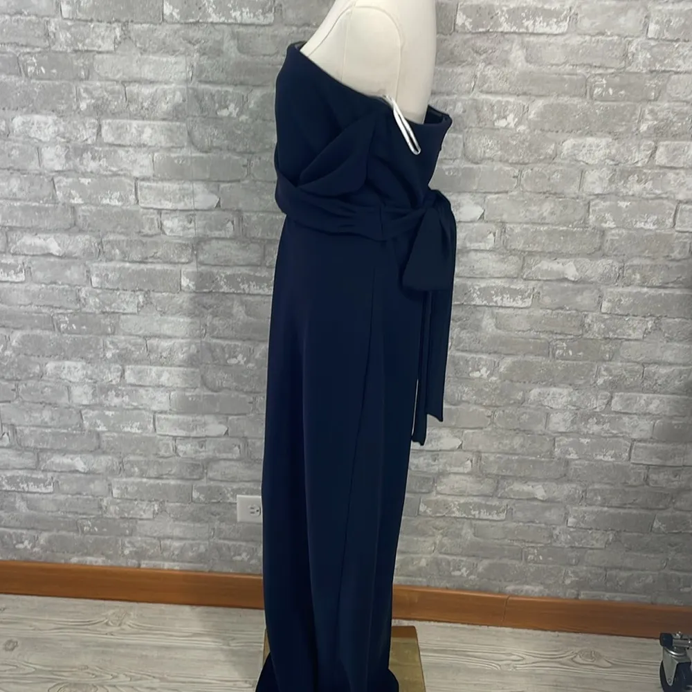 Lulus Own the Night Navy Blue Strapless Maxi Dress Size XL - Image 8