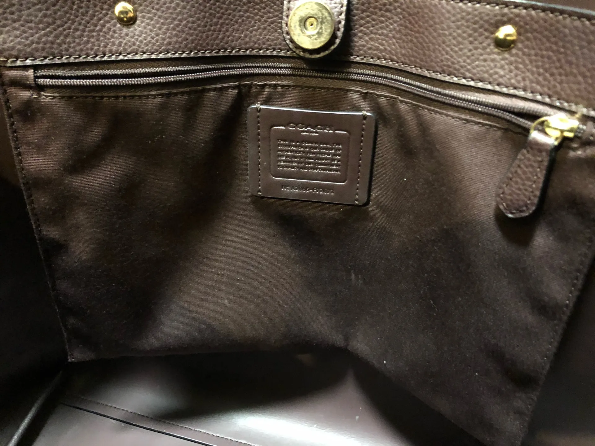 Coach Tote Purse - Image 4