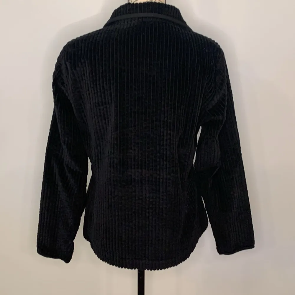 Woolrich Kinsdale corduroy zip front jacket black M - Image 5