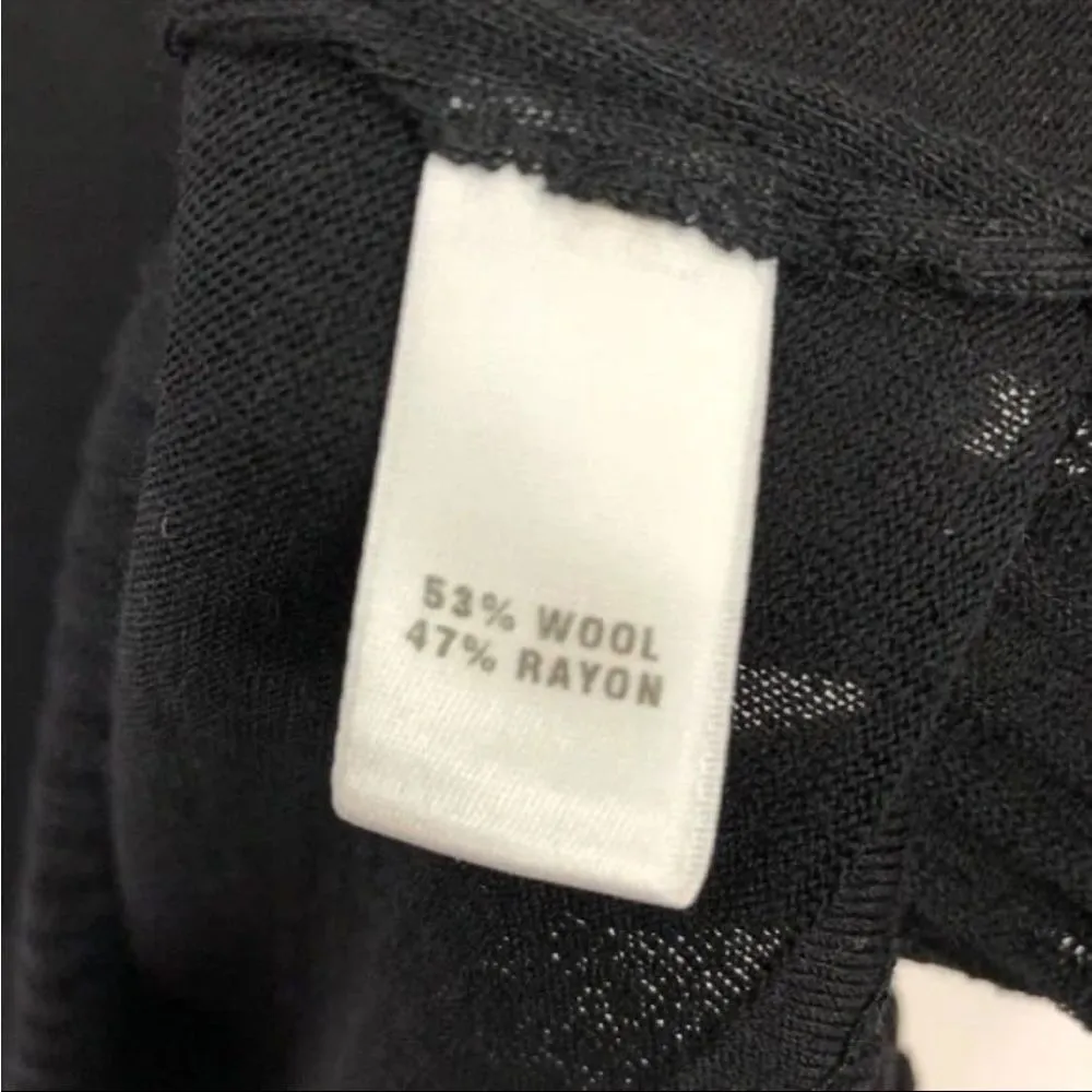 St. John  black wool sleeveless top S - Image 4