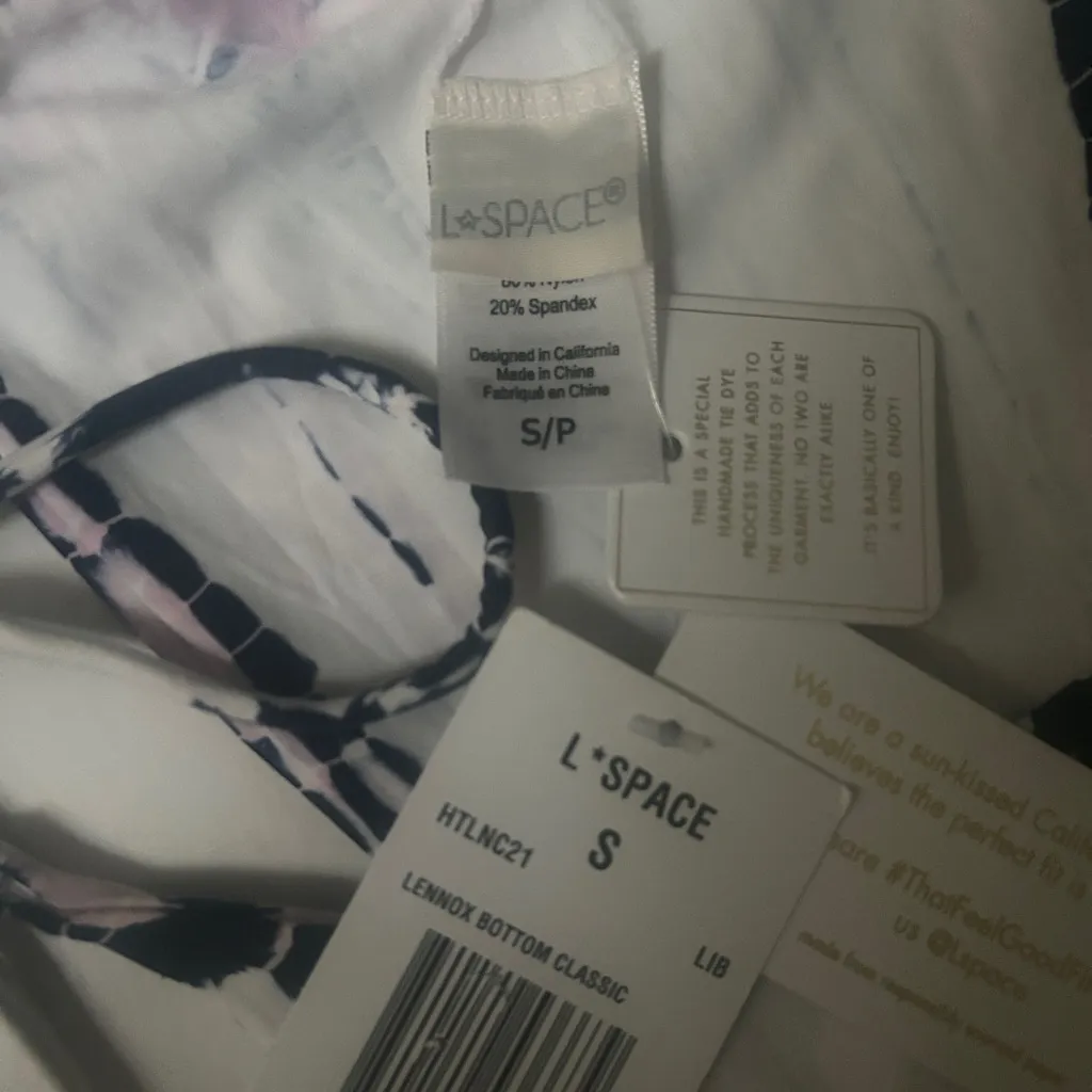 L Space tie dye bikini bottom Size Small - Image 7