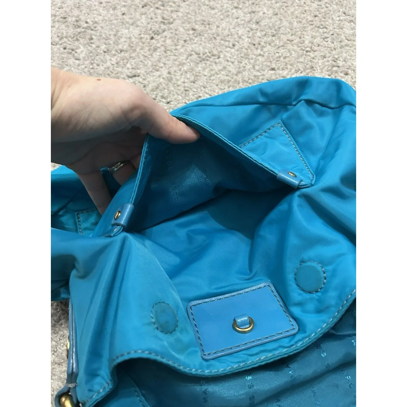 MARC by Marc Jacobs Preppy Legend Natasha Nylon Crossbody Bag Purse - Image 7