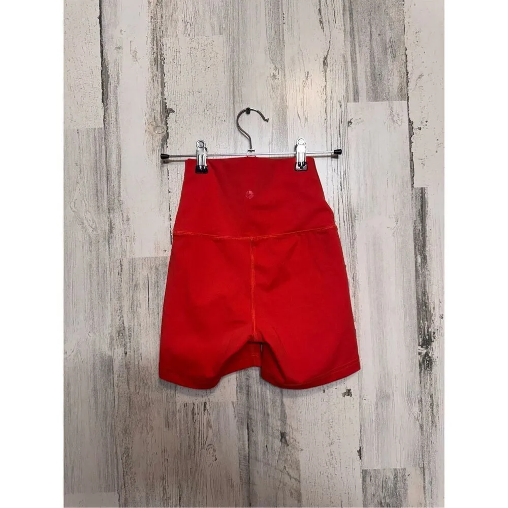 90 degree by reflex bike shorts size XS Red - Image 2