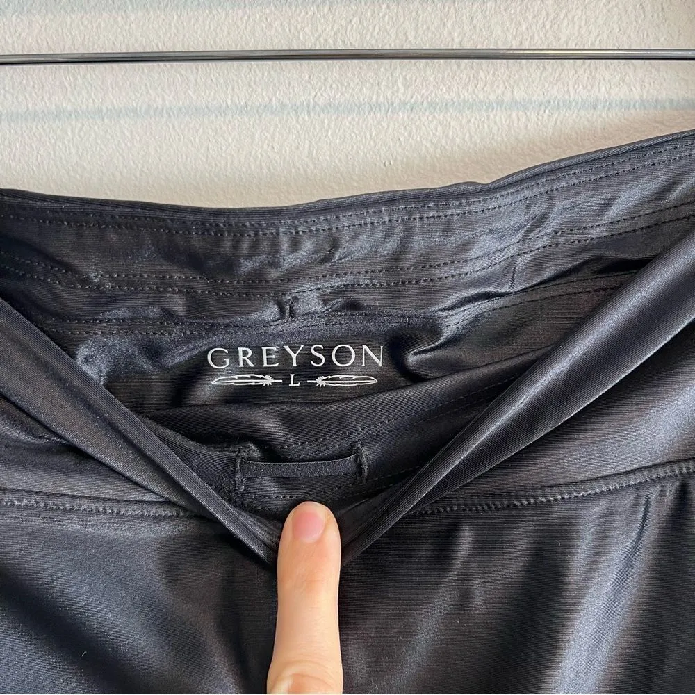 Greyson Skort Metallic Black Size Large - Image 7