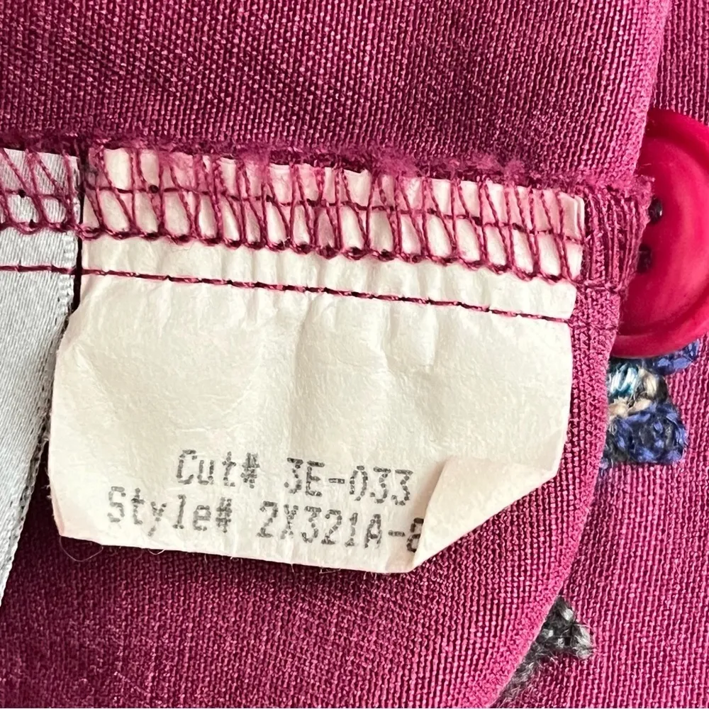 Vintage Y2k Amy K Su Purple Maxi Dress Teacher Grammacore Hippie Boho Artsy M Size M - Image 9