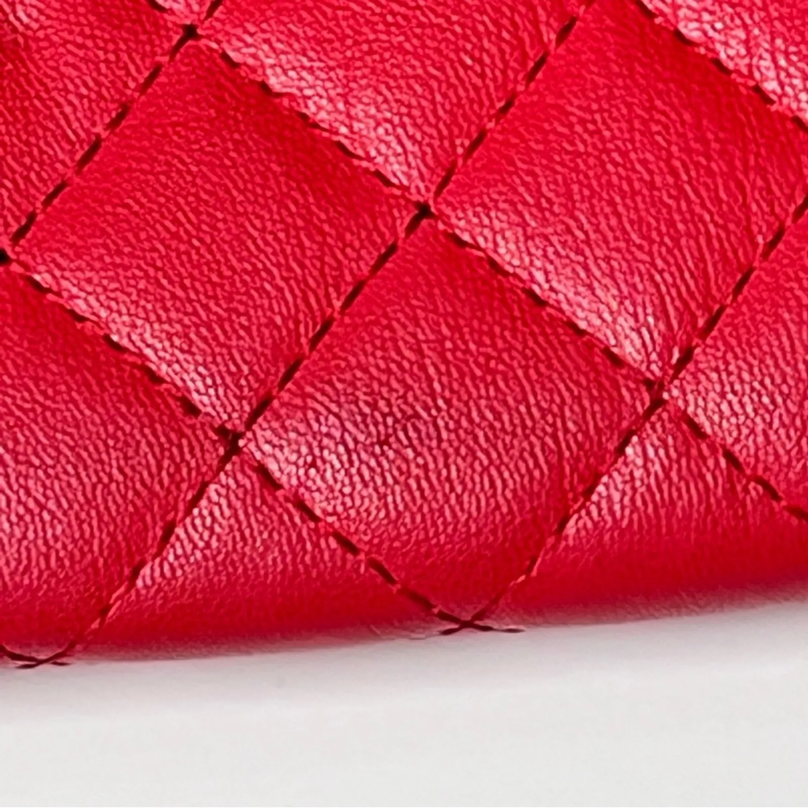 Mischka Madgley Red Zip Up Vegan Leather Wallet with Multiple Slots - Image 9