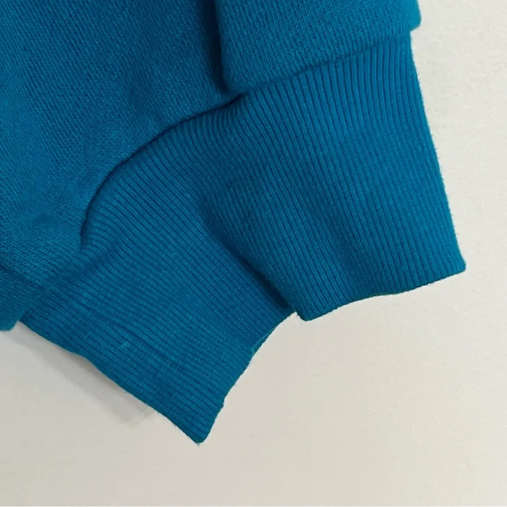 Women’s Victoria’s Secret Soft Fleece Round Neck Sweatshirt Teal Size‎ XL - Image 6