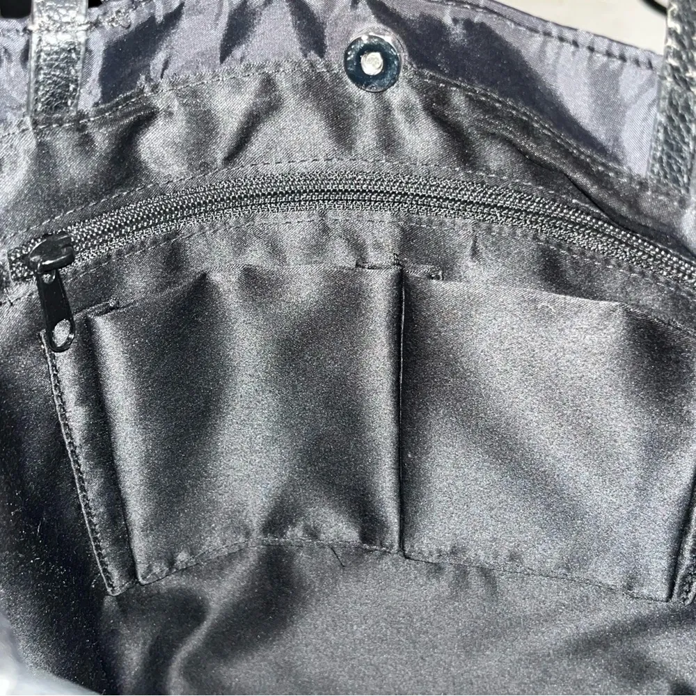 Brighton Take a Beau Black Large Bow Tote Bag Shopper Handbag Purse - Image 7